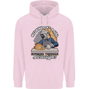 Welding Like a Girl Funny Welder Mens 80% Cotton Hoodie Light Pink