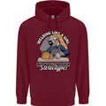 Welding Like a Girl Funny Welder Mens 80% Cotton Hoodie Maroon