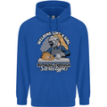 Welding Like a Girl Funny Welder Mens 80% Cotton Hoodie Royal Blue