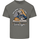 Welding Like a Girl Funny Welder Mens Cotton T-Shirt Tee Top Charcoal