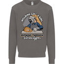 Welding Like a Girl Funny Welder Mens Sweatshirt Jumper Charcoal