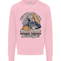 Welding Like a Girl Funny Welder Mens Sweatshirt Jumper Light Pink