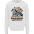 Welding Like a Girl Funny Welder Mens Sweatshirt Jumper White