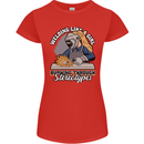 Welding Like a Girl Funny Welder Womens Petite Cut T-Shirt Red