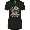 Welding Like a Girl Funny Welder Womens Wider Cut T-Shirt Black