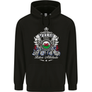 Welsh Soul Biker Attitude Bike Motorcycle Childrens Kids Hoodie Black