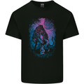 Werewolf & Child Wolf Horror Halloween Kids T-Shirt Childrens Black