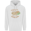 What Goes On In the Sheep Pen Farming Childrens Kids Hoodie White