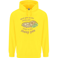 What Goes On In the Sheep Pen Farming Childrens Kids Hoodie Yellow