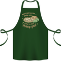 What Goes On In the Sheep Pen Farming Cotton Apron 100% Organic Forest Green