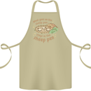 What Goes On In the Sheep Pen Farming Cotton Apron 100% Organic Khaki