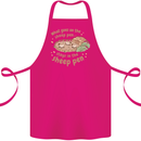 What Goes On In the Sheep Pen Farming Cotton Apron 100% Organic Pink