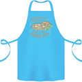 What Goes On In the Sheep Pen Farming Cotton Apron 100% Organic Turquoise
