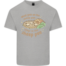 What Goes On In the Sheep Pen Farming Kids T-Shirt Childrens Sports Grey