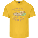 What Goes On In the Sheep Pen Farming Kids T-Shirt Childrens Yellow