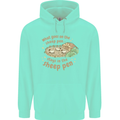 What Goes On In the Sheep Pen Farming Mens 80% Cotton Hoodie Peppermint
