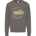 What Goes On In the Sheep Pen Farming Mens Sweatshirt Jumper Charcoal