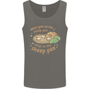 What Goes On In the Sheep Pen Farming Mens Vest Tank Top Charcoal
