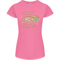 What Goes On In the Sheep Pen Farming Womens Petite Cut T-Shirt Azalea