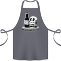 What We Love Kills Us Burger Food Skull Cotton Apron 100% Organic Steel