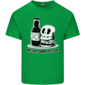 What We Love Kills Us Burger Food Skull Mens Cotton T-Shirt Tee Top Irish Green