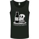 What We Love Kills Us Burger Food Skull Mens Vest Tank Top Black