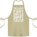 What a Fart Smella Looks Like Funny Slogan Cotton Apron 100% Organic Khaki