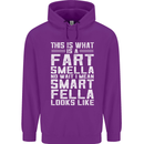 What a Fart Smella Looks Like Funny Slogan Mens 80% Cotton Hoodie Purple