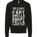 What a Fart Smella Looks Like Funny Slogan Mens Sweatshirt Jumper Black