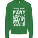 What a Fart Smella Looks Like Funny Slogan Mens Sweatshirt Jumper Irish Green