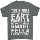 What a Fart Smella Looks Like Funny Slogan Mens T-Shirt Cotton Gildan Charcoal