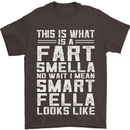 What a Fart Smella Looks Like Funny Slogan Mens T-Shirt Cotton Gildan Dark Chocolate