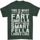 What a Fart Smella Looks Like Funny Slogan Mens T-Shirt Cotton Gildan Forest Green