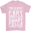 What a Fart Smella Looks Like Funny Slogan Mens T-Shirt Cotton Gildan Light Pink