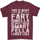What a Fart Smella Looks Like Funny Slogan Mens T-Shirt Cotton Gildan Maroon