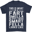 What a Fart Smella Looks Like Funny Slogan Mens T-Shirt Cotton Gildan Navy Blue