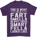 What a Fart Smella Looks Like Funny Slogan Mens T-Shirt Cotton Gildan Purple