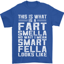 What a Fart Smella Looks Like Funny Slogan Mens T-Shirt Cotton Gildan Royal Blue