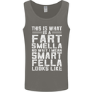 What a Fart Smella Looks Like Funny Slogan Mens Vest Tank Top Charcoal
