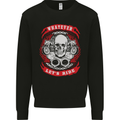 Whatever Let's Ride Biker Motorcycle Bike Mens Sweatshirt Jumper Black
