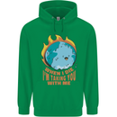 When I Die Funny Climate Change Childrens Kids Hoodie Irish Green