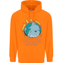 When I Die Funny Climate Change Childrens Kids Hoodie Orange