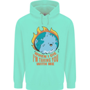 When I Die Funny Climate Change Childrens Kids Hoodie Peppermint