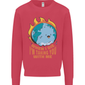 When I Die Funny Climate Change Kids Sweatshirt Jumper Heliconia
