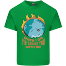 When I Die Funny Climate Change Kids T-Shirt Childrens Irish Green