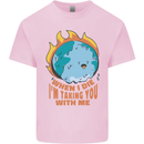 When I Die Funny Climate Change Kids T-Shirt Childrens Light Pink
