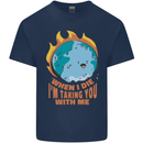 When I Die Funny Climate Change Kids T-Shirt Childrens Navy Blue
