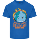 When I Die Funny Climate Change Kids T-Shirt Childrens Royal Blue