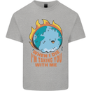 When I Die Funny Climate Change Kids T-Shirt Childrens Sports Grey