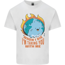 When I Die Funny Climate Change Kids T-Shirt Childrens White